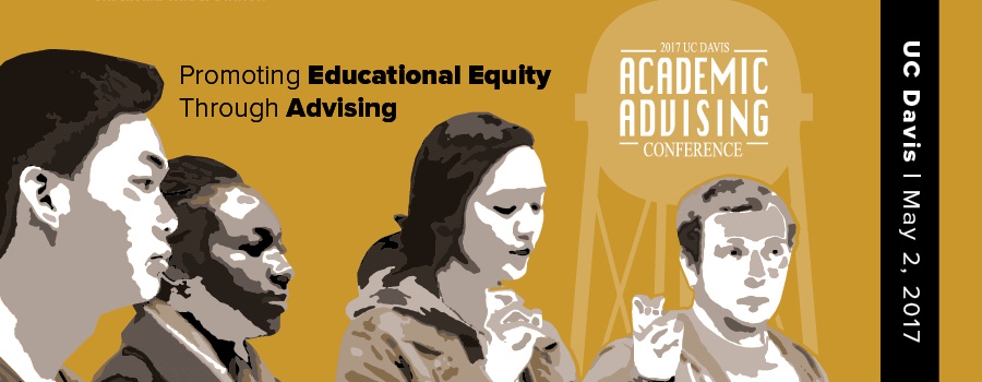 Conference graphic, "Promoting Educational Equity through Advising."