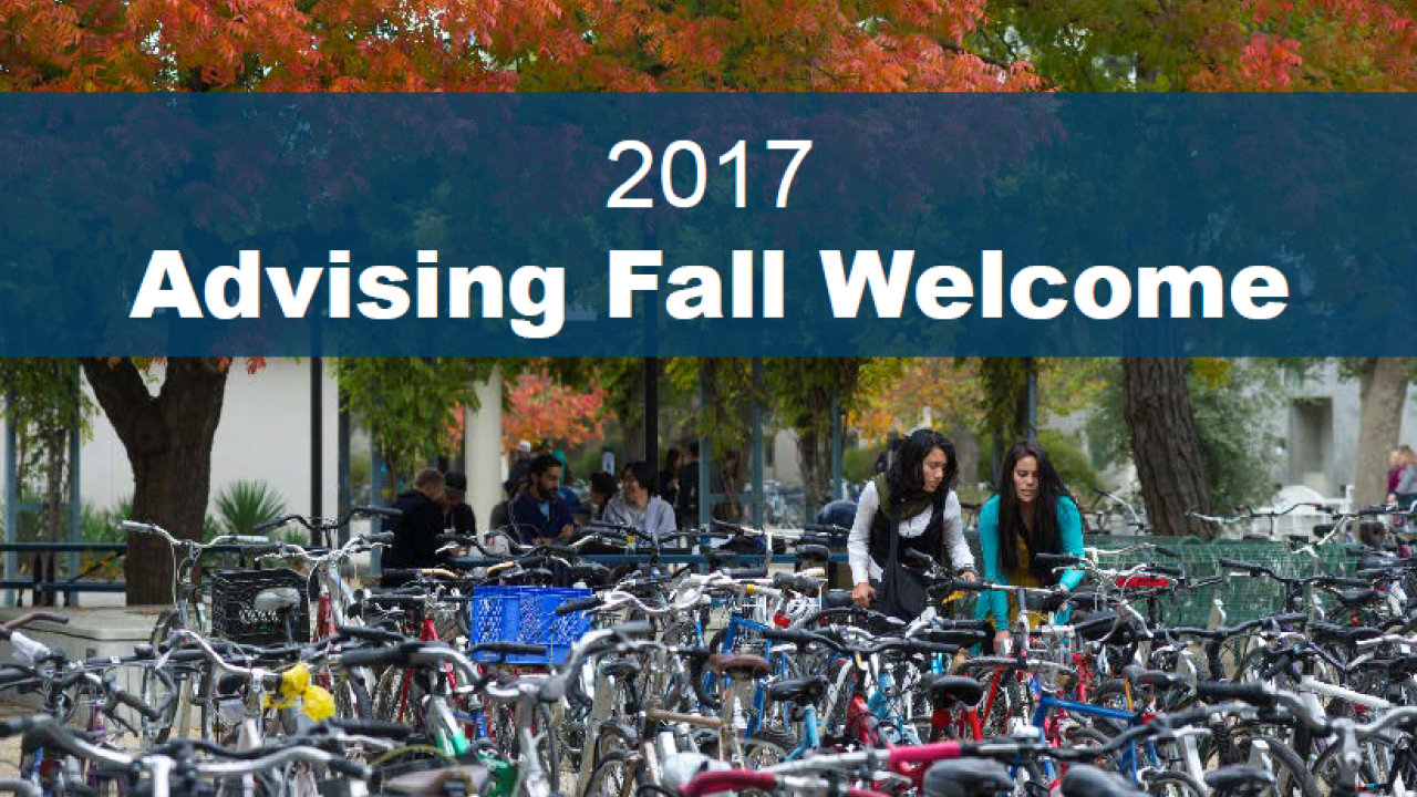 2017 Fall Welcome (slides)